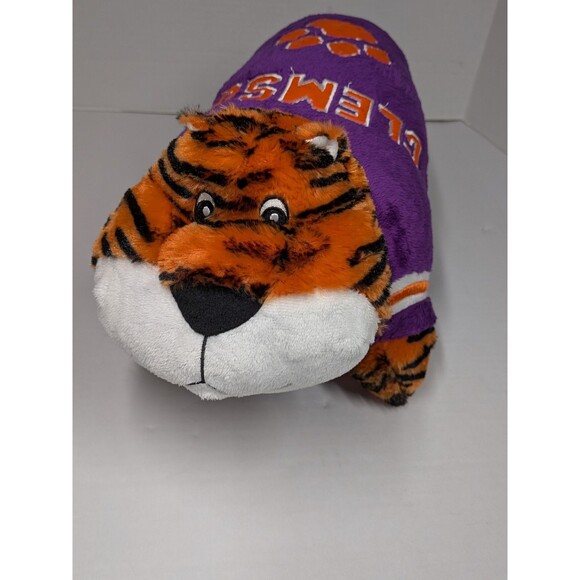 Clemson SC Tigers My  Pillowpet Purple Orange Plush Tiger Team Fan NCAA Football - Picture 8 of 11